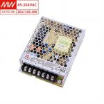 MW LRS-100-36 Compact 100W 36V Power Supply What is the input voltage range?