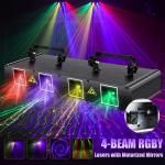 DMX-512 DJ 4 Lens RGBY Laser Stage Light Does this light work outdoors?