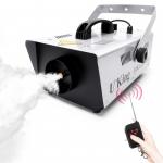 Remote 900W Fog Machine LED Light How long does it take to heat up?