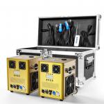 2pcs Golden 600W Cold Spark Machine Wireless DMX Control How long does it take to preheat?