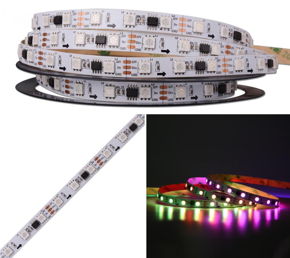 IP65 60LED/M RGB Digital LED Strip Flexible Magic Light