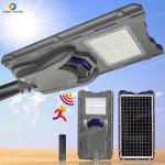 400W LED Human Sensor Remote 668x338mm Panel Solar Street Light 730x375x105mm Is the light waterproof?