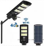 3MP 4G IP66 Outdoor Solar Camera 300W LED Street Light What is the maximum storage capacity?