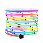 IP30 24V 5M 480LED/M Addressable RGBW COB LED Strip Light Flexible Is this strip compatible with 12V and 24V power supplies?