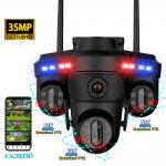 35MP 7 Lens 4 Screens Wifi Camera 3PTZ 30X Zoom Is the camera waterproof?