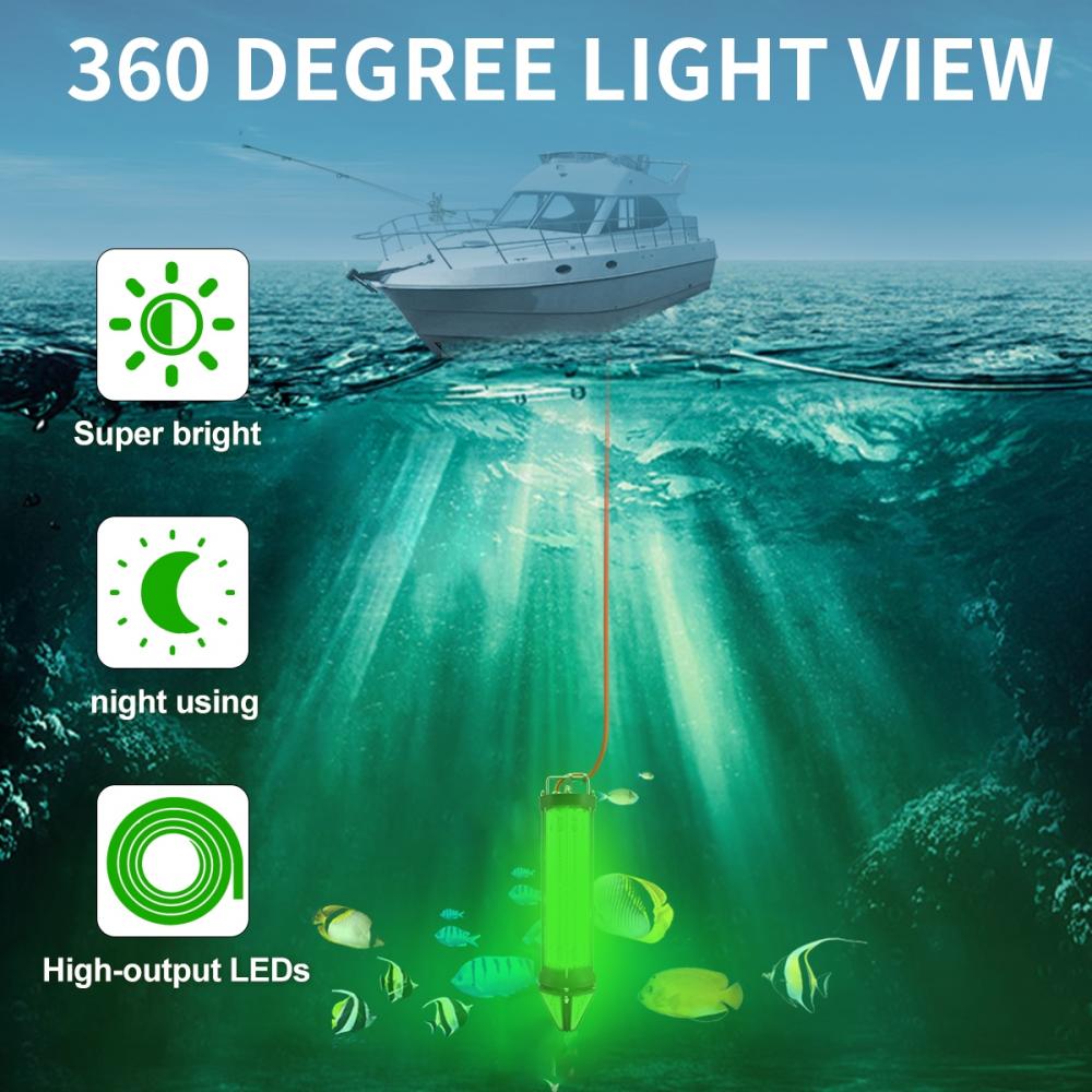 1500W IP68 High Power Waterproof LED Fishing Light