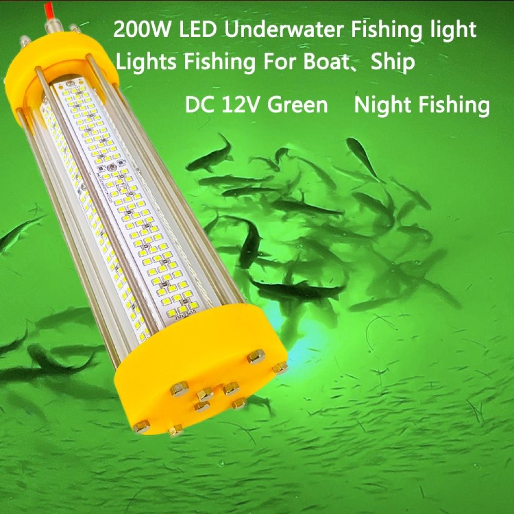 200W LED Underwater Fishing Light IP68