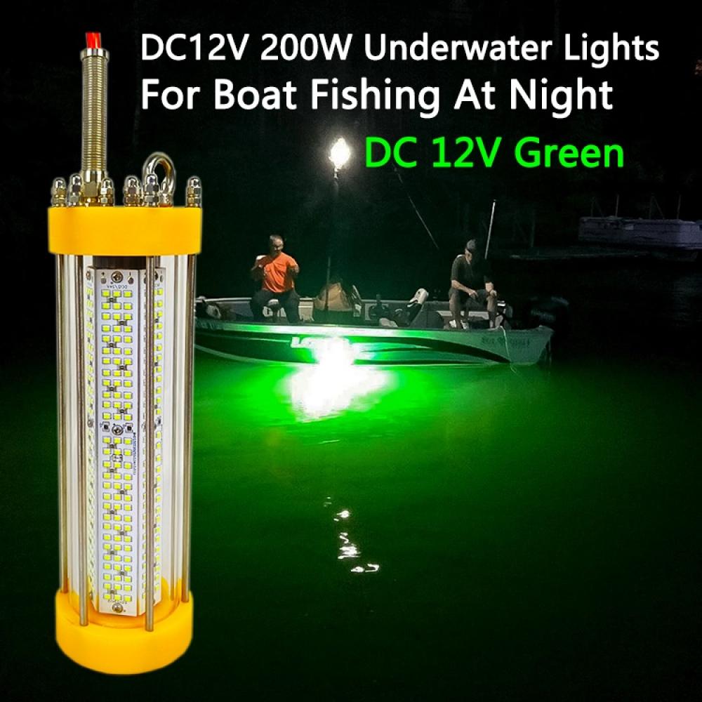 200W LED Underwater Fishing Light IP68