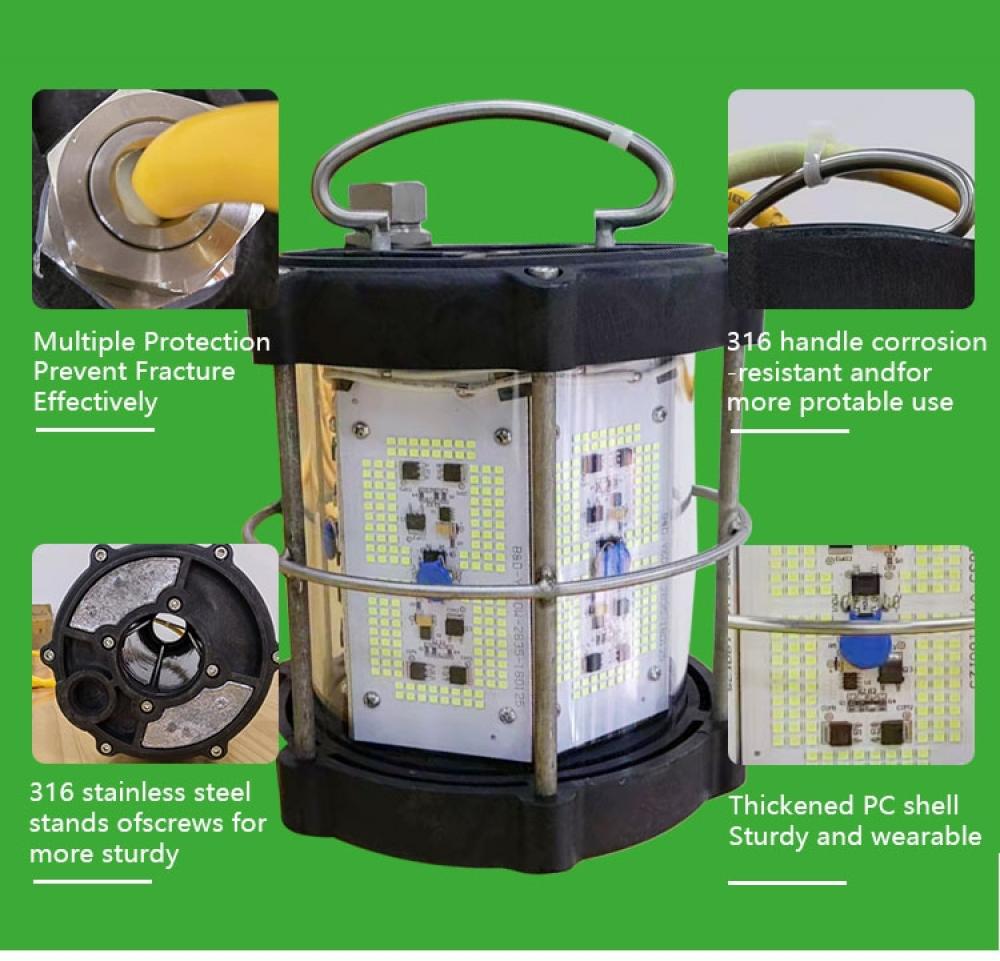 2400W Green LED Fishing Light High Brightness