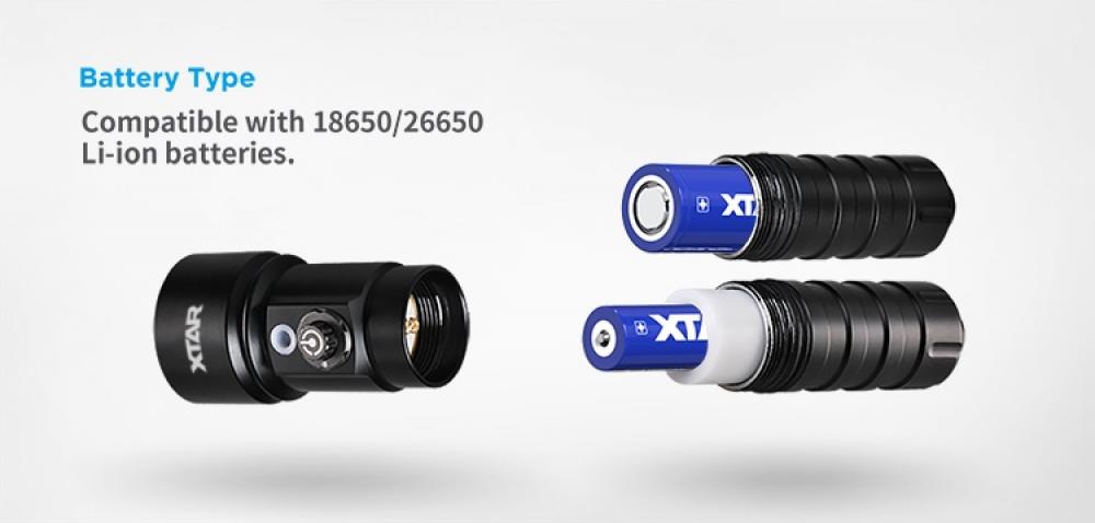 D26W 1000 Lumens Warm Light Scuba Diving Flashlight