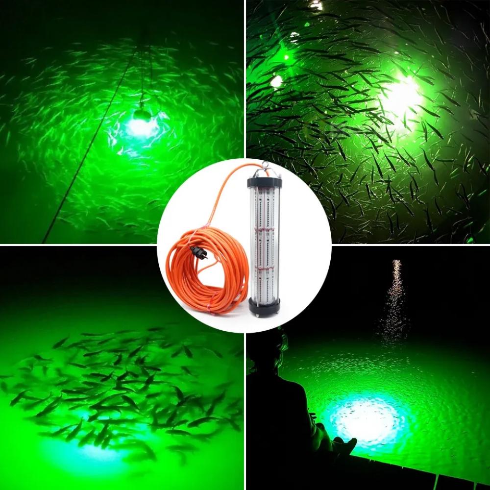 3000W IP68 Green Waterproof LED Fishing Light