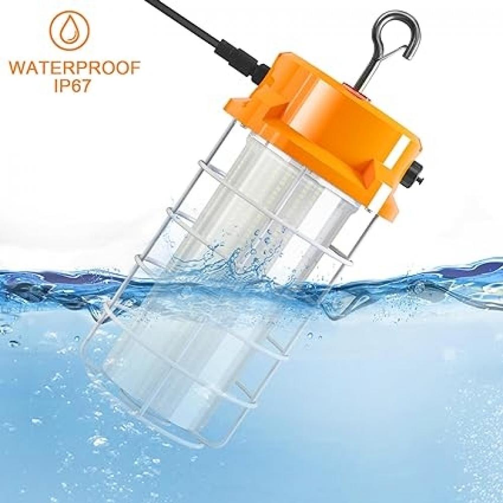 80W IP65 Portable 10400lm 5000K Rechargeable Work Light