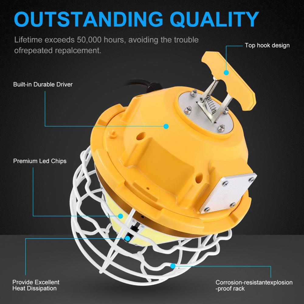 150W IP65 Waterproof Rechargeable Work Light 18000 Lumens