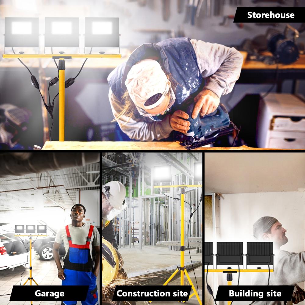 180W IP67 Rechargeable LED Tripod Work Light