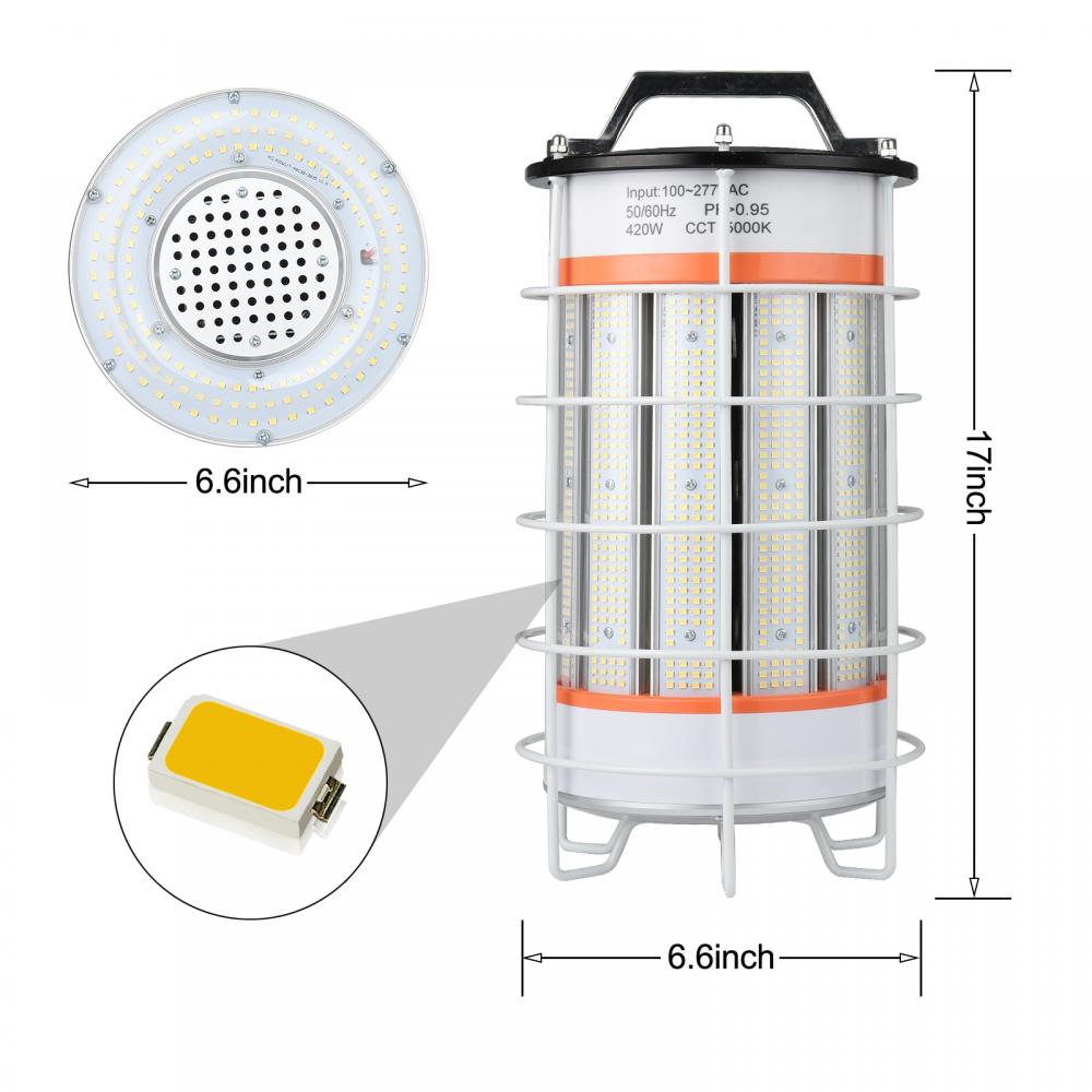 420W IP64 Rechargeable Waterproof Work Light