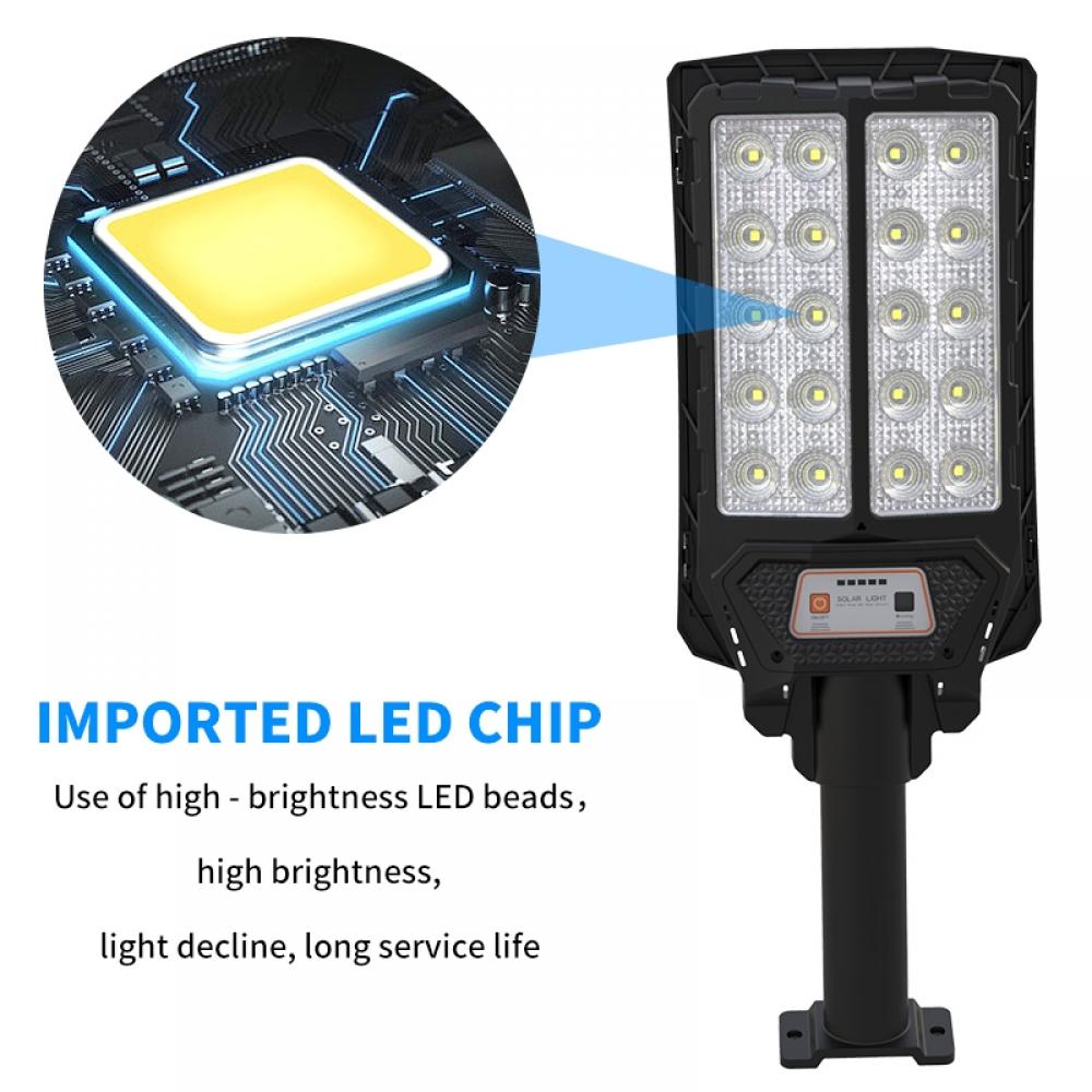 200W IP65 Remote Control Solar Street Light Outdoor