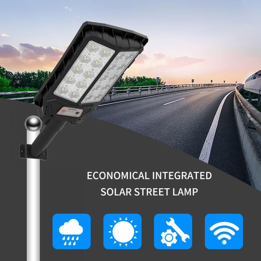 200W IP65 Remote Control Solar Street Light Outdoor