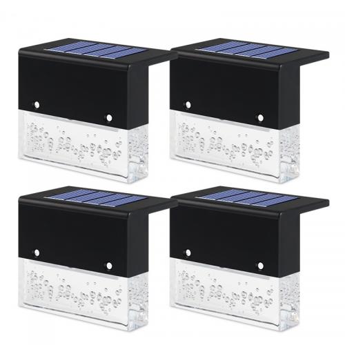 Waterproof RGB Solar Wall Lights for Outdoor Use