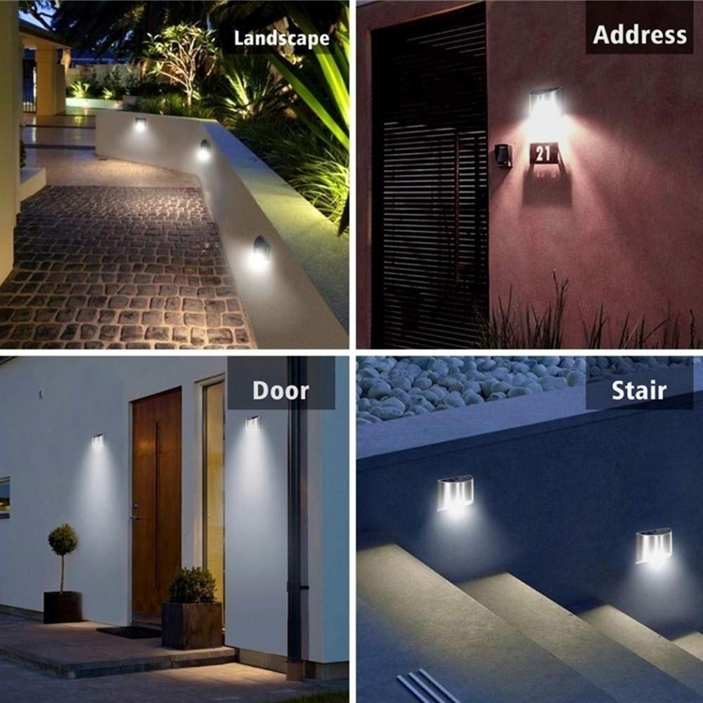 Decorative Solar LED Step Lights for Outdoor