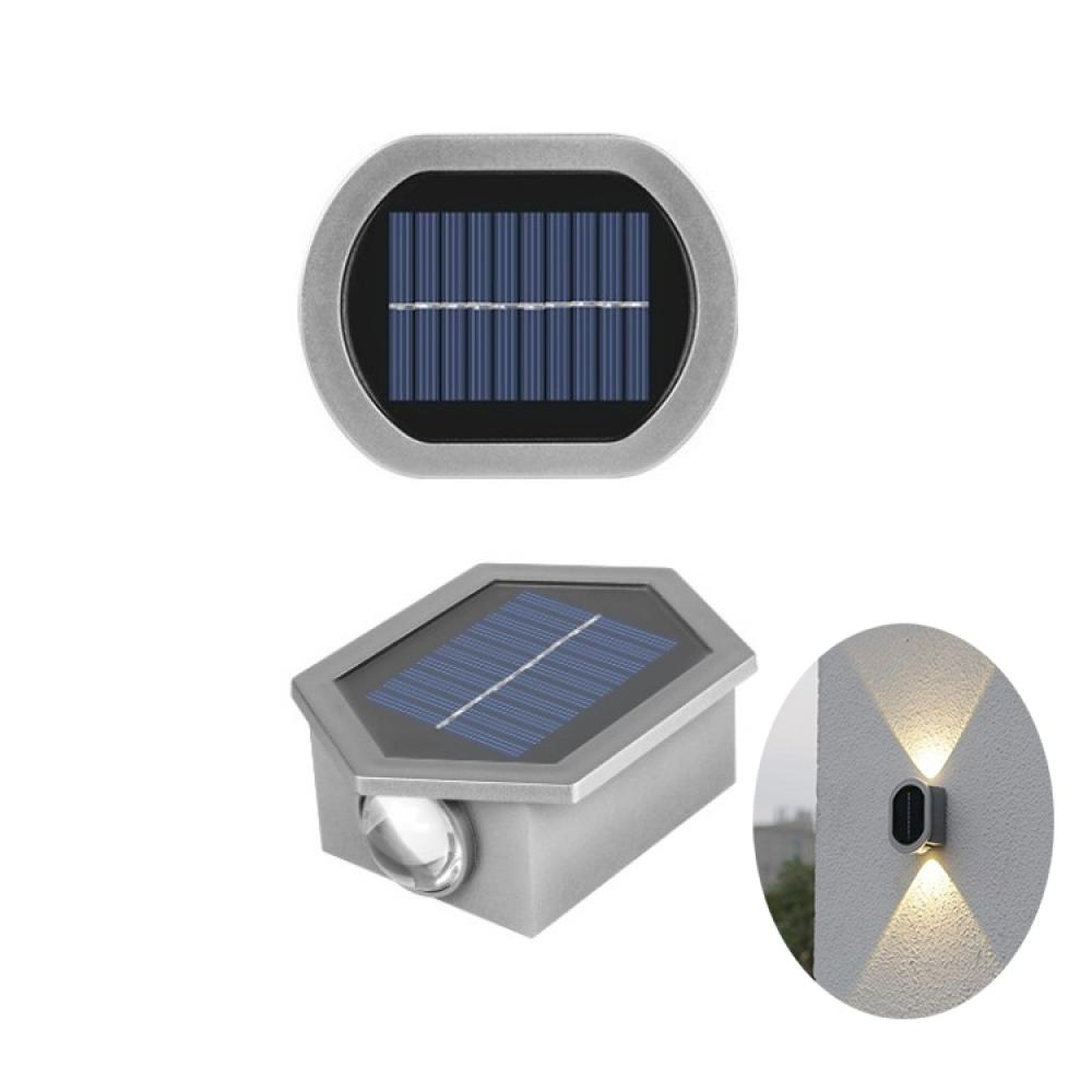 Solar Powered Outdoor Wall Light Up and Down Design