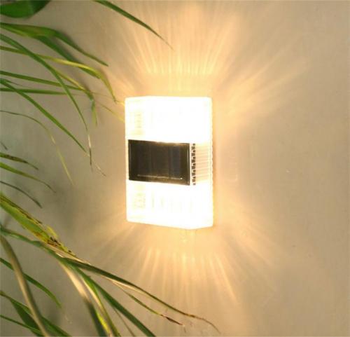 Solar Powered Outdoor Wall Light Waterproof Design