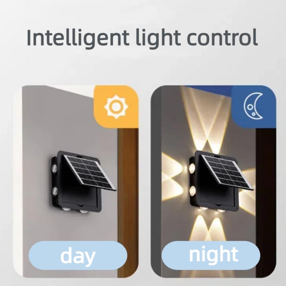 Outdoor Wall Mounted Solar Pathway Lights