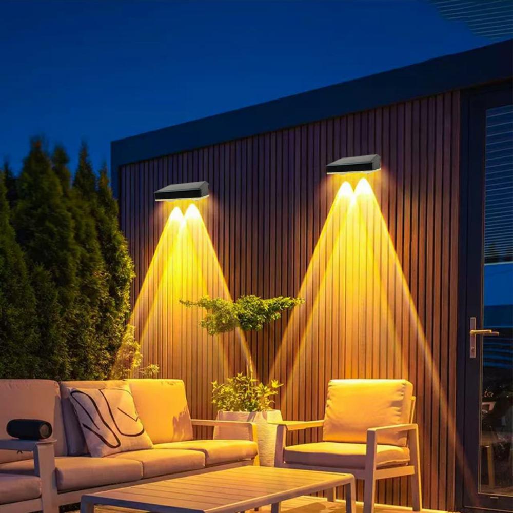 Solar Fence Light Waterproof Auto On Off