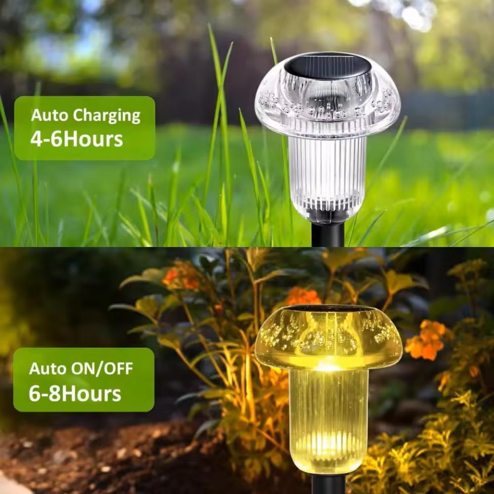 Solar Powered Garden Lights Waterproof Design