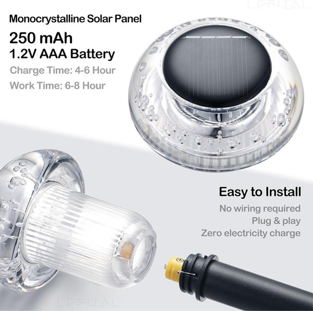 Solar Powered Garden Lights Waterproof Design