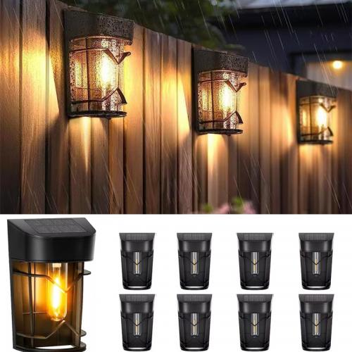 Solar Edison Bulb Wall Light Vintage Waterproof