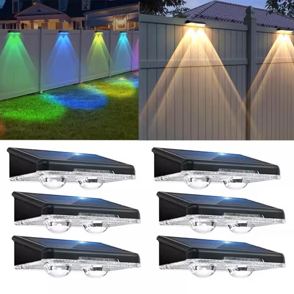 Solar Fence Lights Waterproof 7 Colors