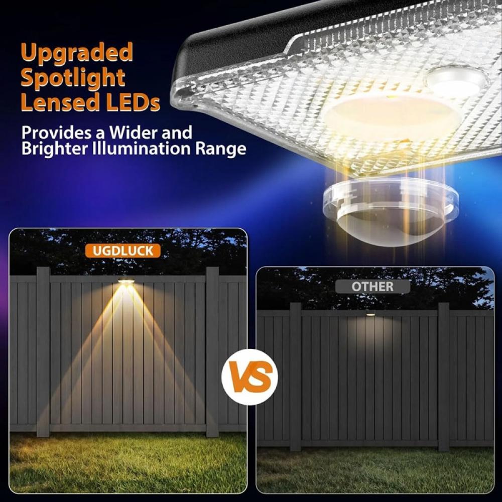 Solar Fence Lights Waterproof 7 Colors