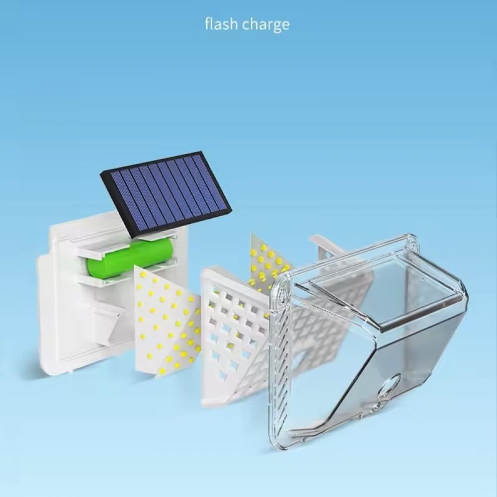 90 LED Solar Motion Sensor Outdoor Wall Light