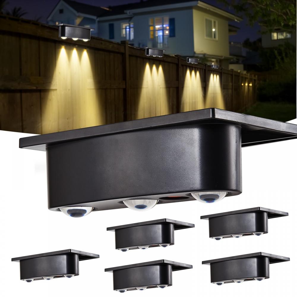 Waterproof Solar Wall Lamp for Garden Fence