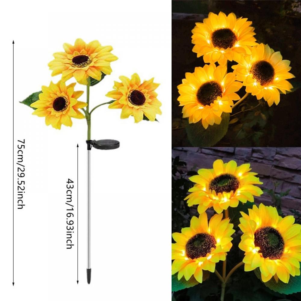 Solar Powered Decorative Waterproof Flower Lights