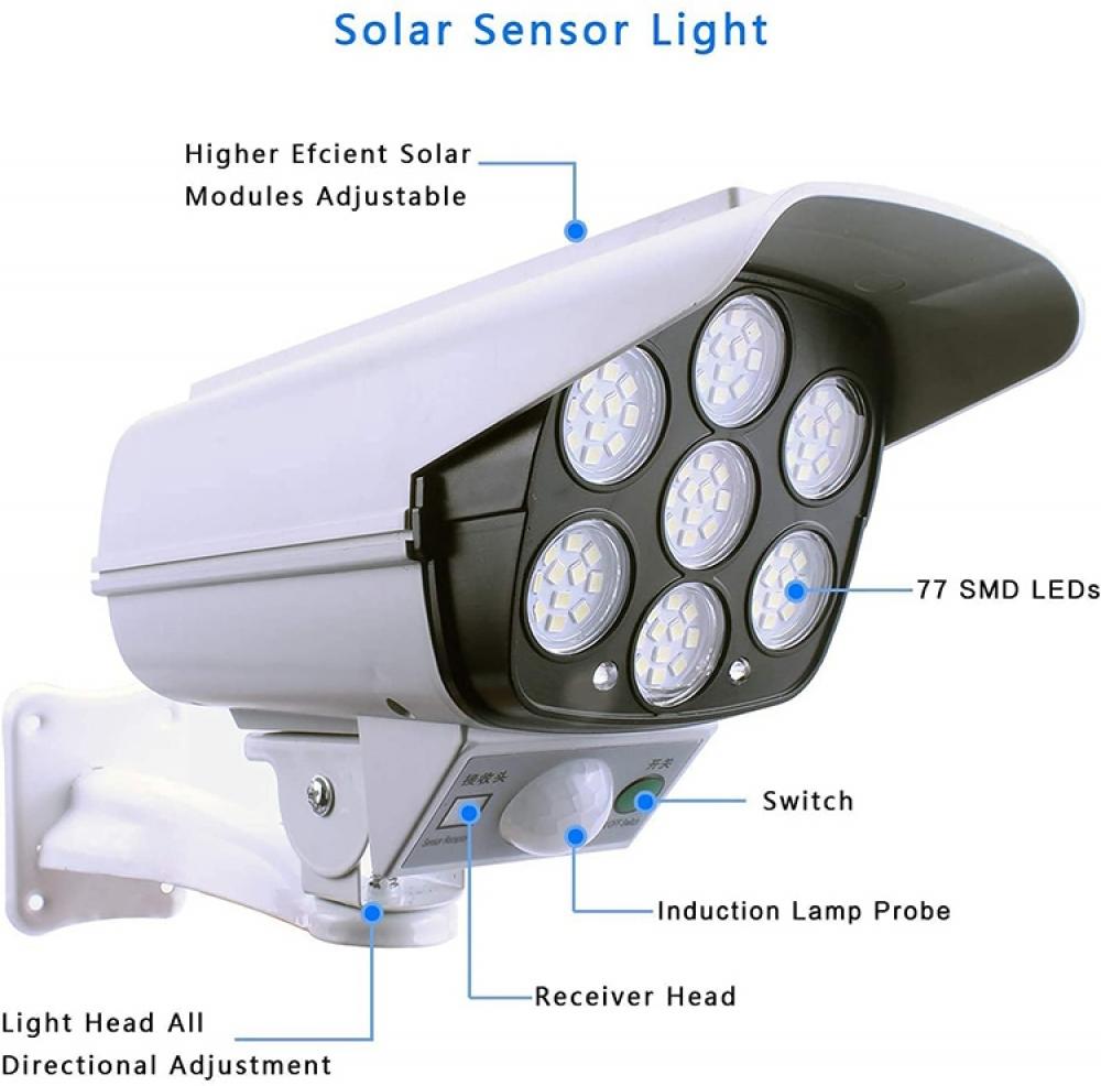 Outdoor Solar Motion Sensor Light with Remote Control