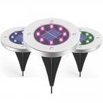 Outdoor Solar 8 LED RGB Spotlights for Garden Patio Can these lights work in winter?