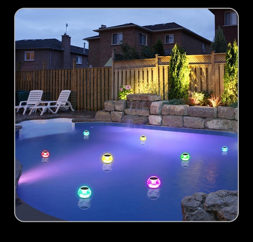 Waterproof Solar Powered Floating Pool Light