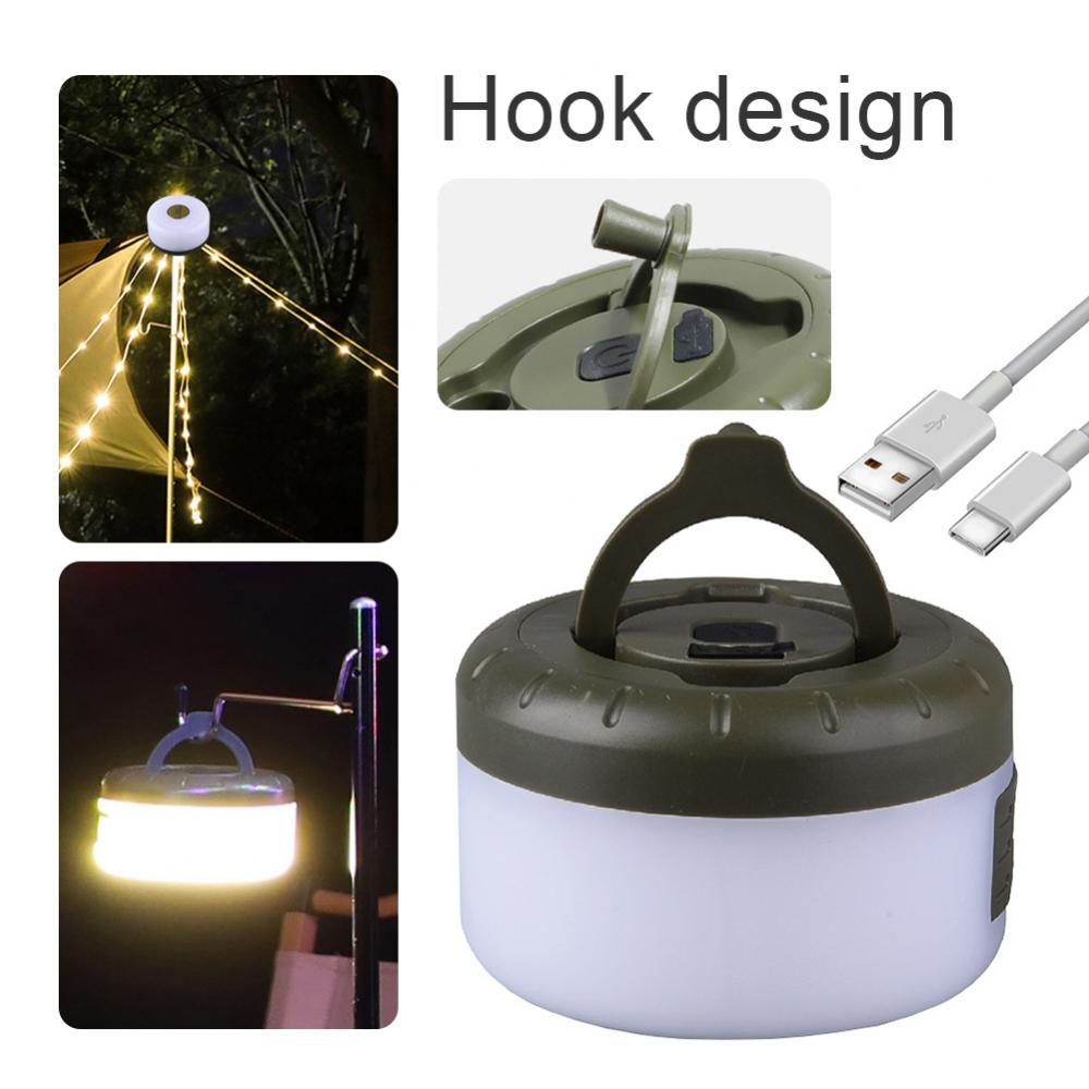 Rechargeable Portable LED Tent Light String