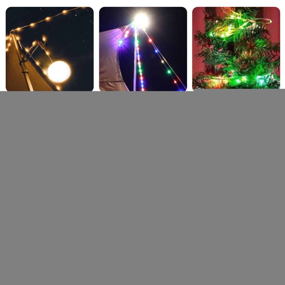 Rechargeable Portable LED Tent Light String