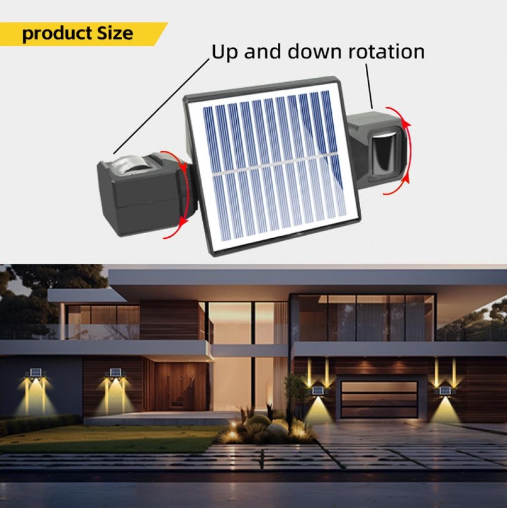 Adjustable Solar Deck Lights Outdoor Waterproof