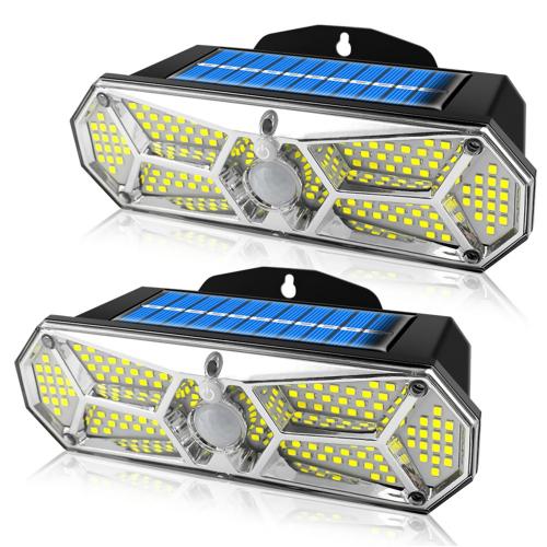 126LED High Brightness Motion Sensor Solar Wall Light