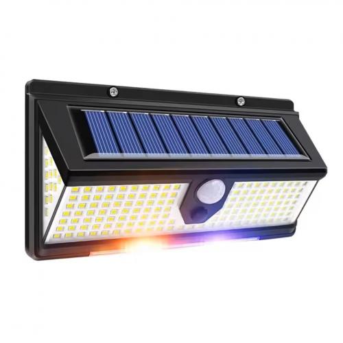 190LED Solar Motion Sensor Wall Light Outdoor Lighting