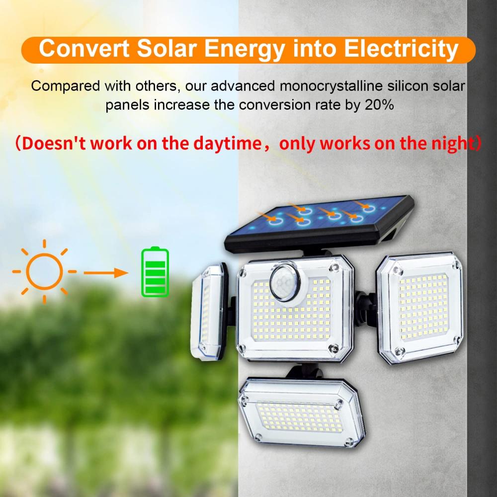 333LED Outdoor Solar Light Motion Sensor Waterproof