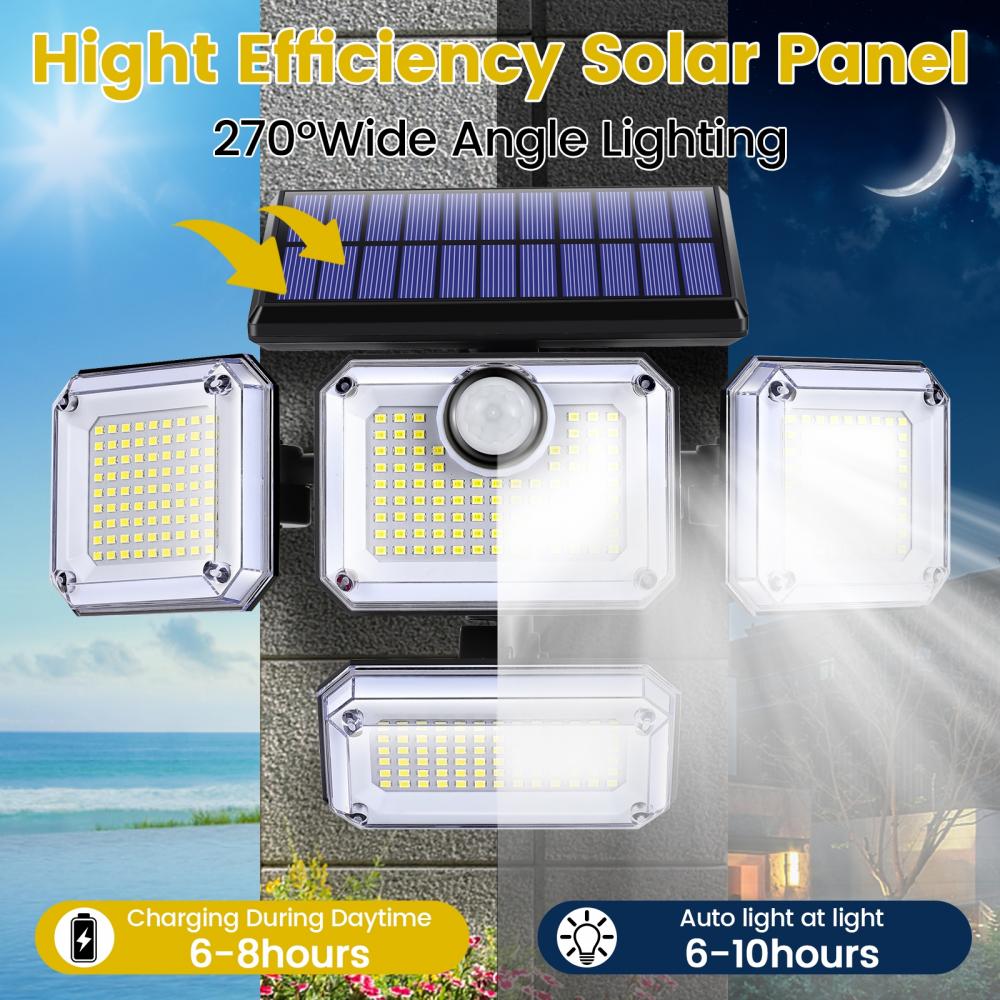 333LED Outdoor Solar Light Motion Sensor Waterproof