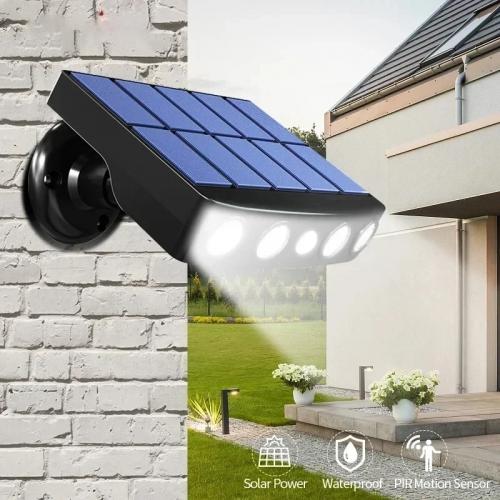4 LED Solar Motion Sensor Light Waterproof Outdoor Lamp