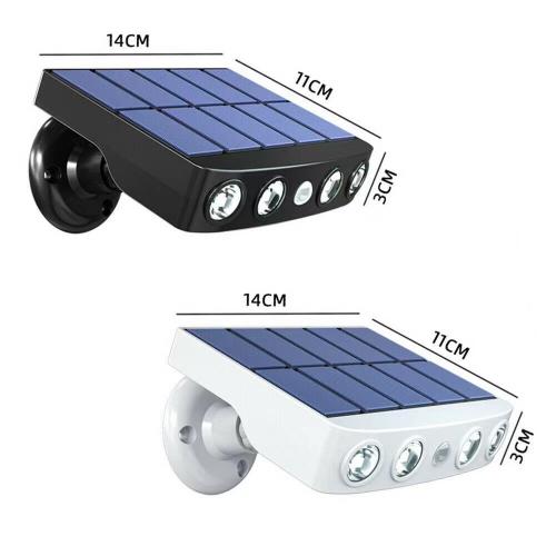 4 LED Solar Motion Sensor Light Waterproof Outdoor Lamp