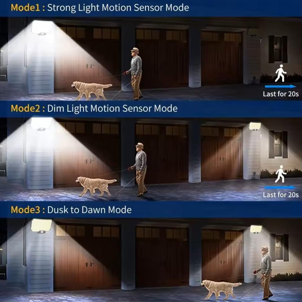 234LED Solar Wall Light Waterproof Motion Sensor