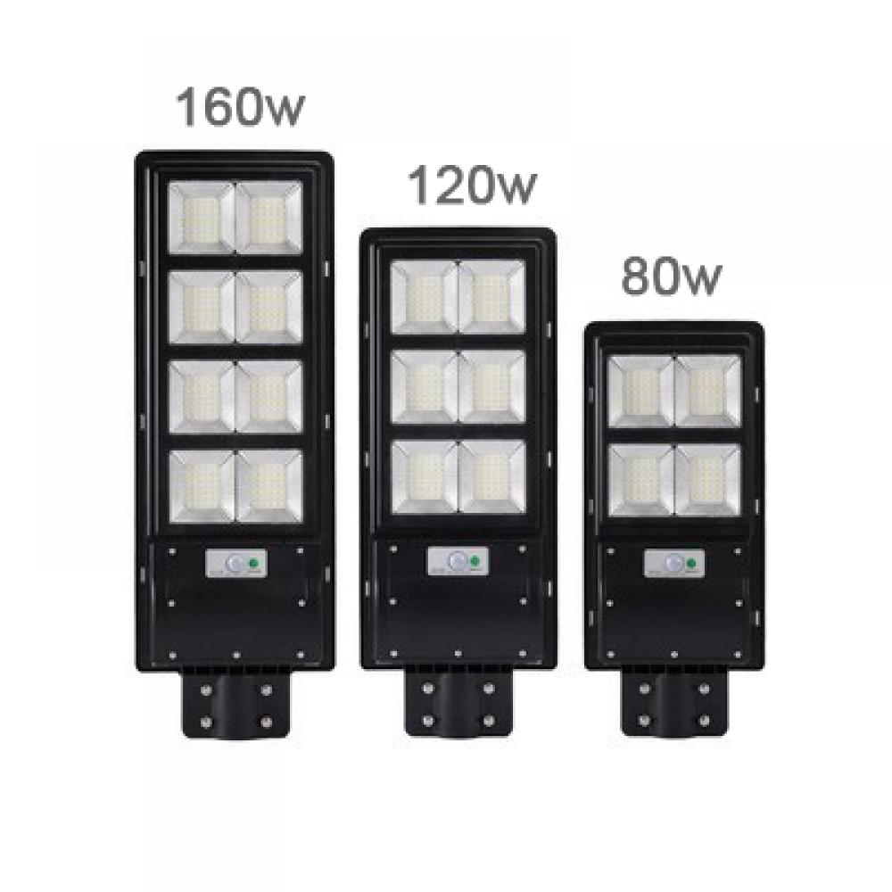 160W Motion Sensor Solar Street Light with Remote