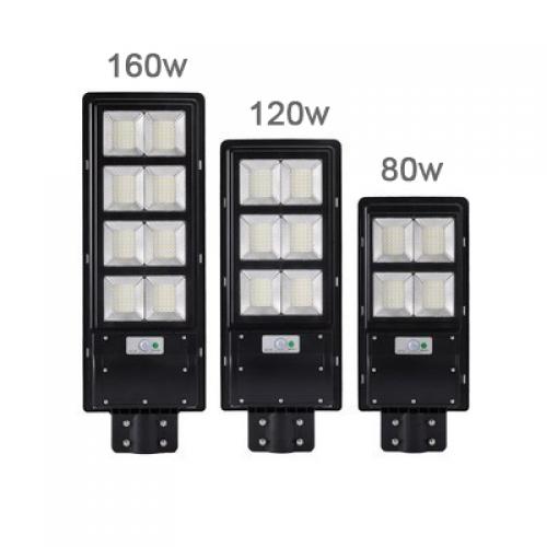 160W Motion Sensor Solar Street Light with Remote